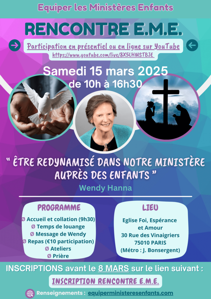Rencontre E.M.E. le 15 mars 2025 à Paris - flyer