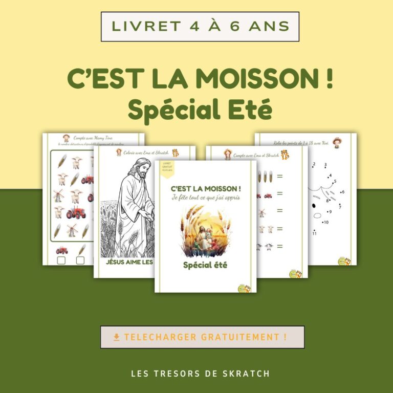 Livret "C'est la Moisson - Spécial Eté" pour les 4 à 6 ans