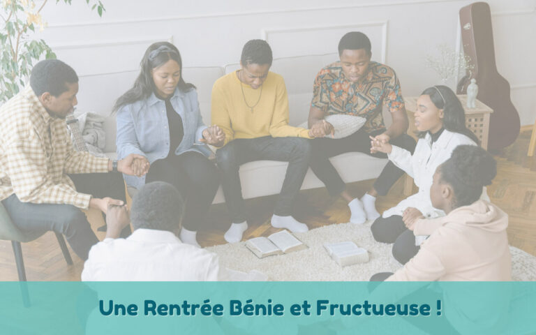 Groupe de jeunes adultes en prière