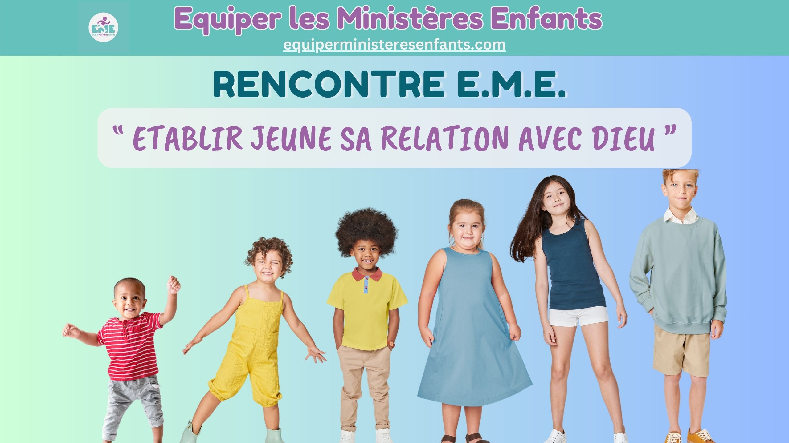 Rencontre EME - groupe d'enfants d'âges différentes