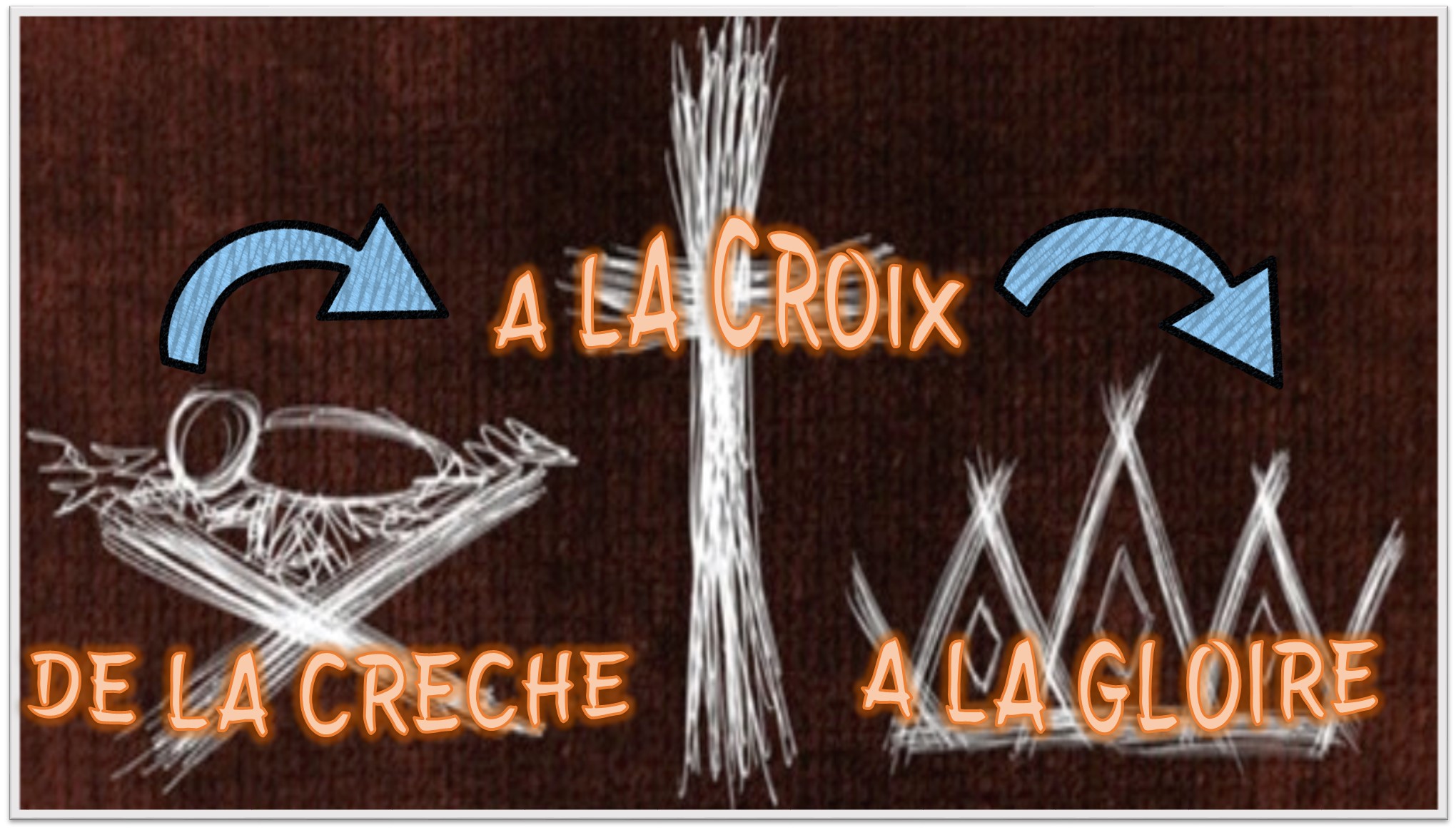 Pâques : "De la crèche... à la croix... à la gloire" -Monos-Connexion