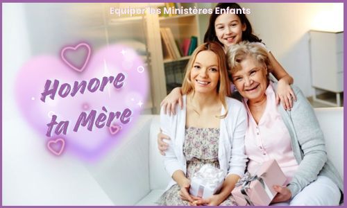 Honore ta Mère - grand-mère, mère et fille