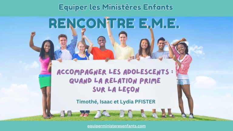 Renconre EME - Accompagner les adolescents